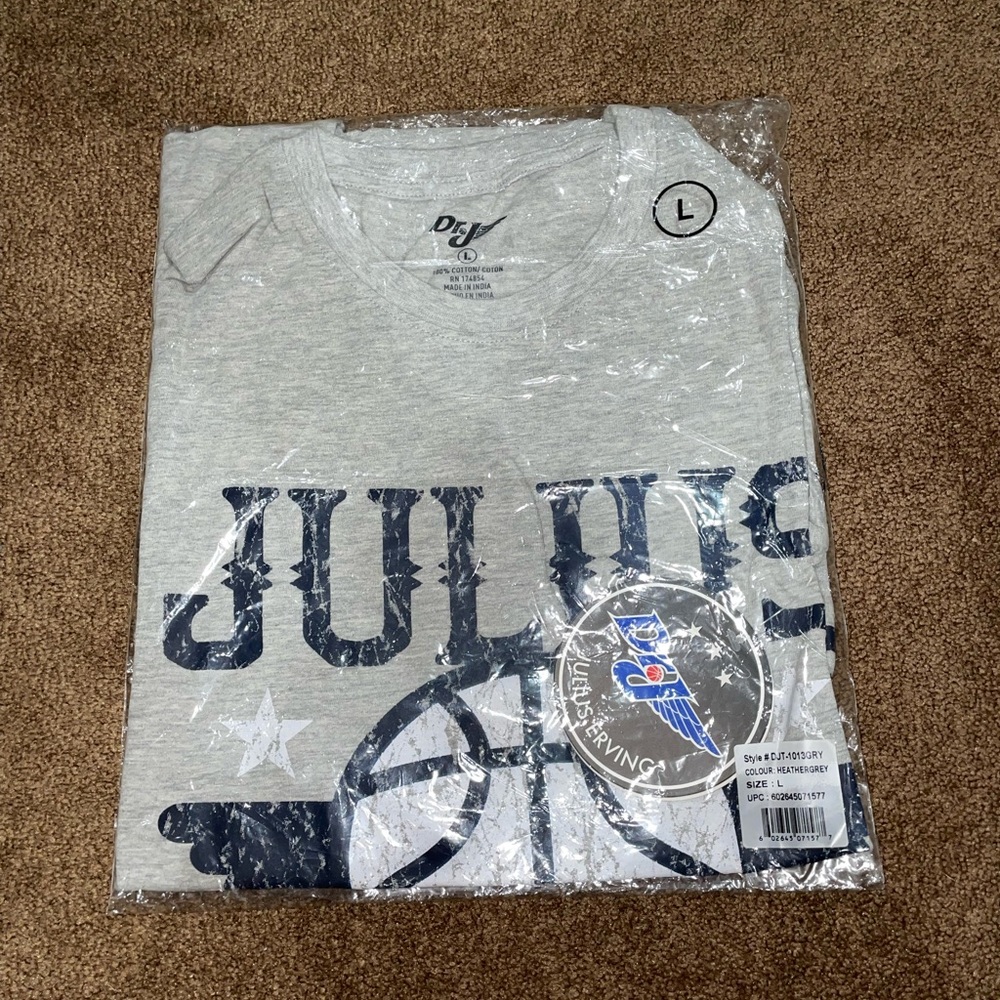 Dr J Julius Erving T-Shirt New With Tags